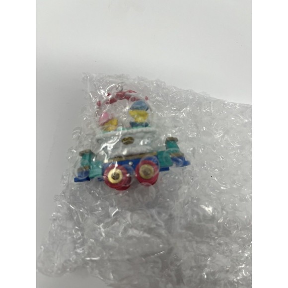 Vtg Hallmark Keepsake Ornament 1999 Flatbed Car Cottontail Express Series #4 - Picture 8 of 8